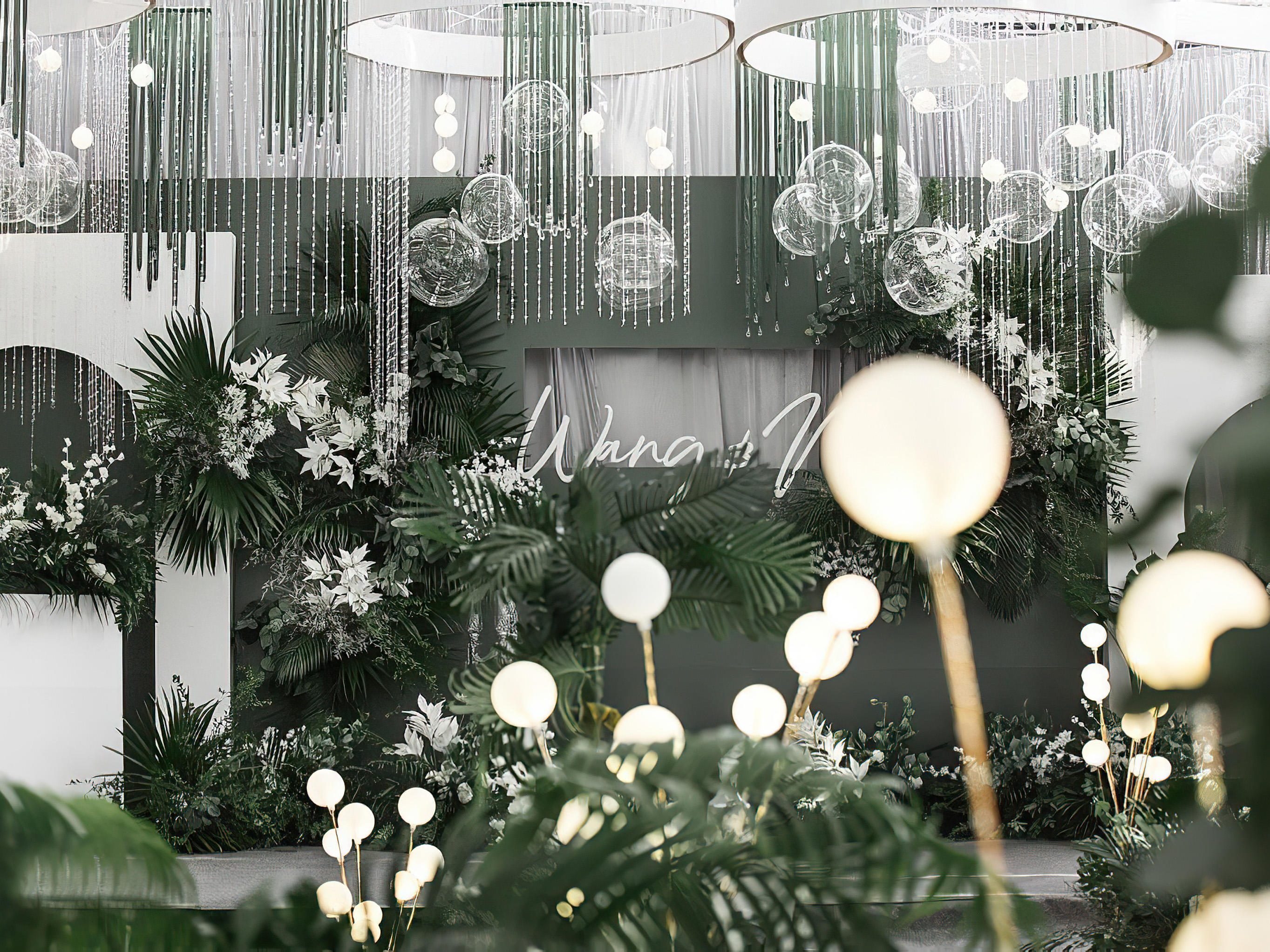 一封白绿情书-----清新韩式风婚礼