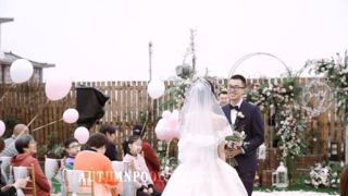秋池婚禮電影 | 北京觅·花园西餐厅·婚礼影像