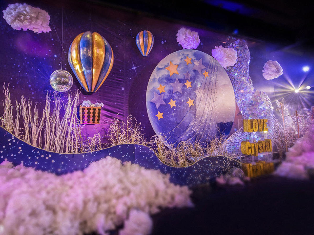 【格调·雅】紫色星空唯美浪漫婚礼定制—Star