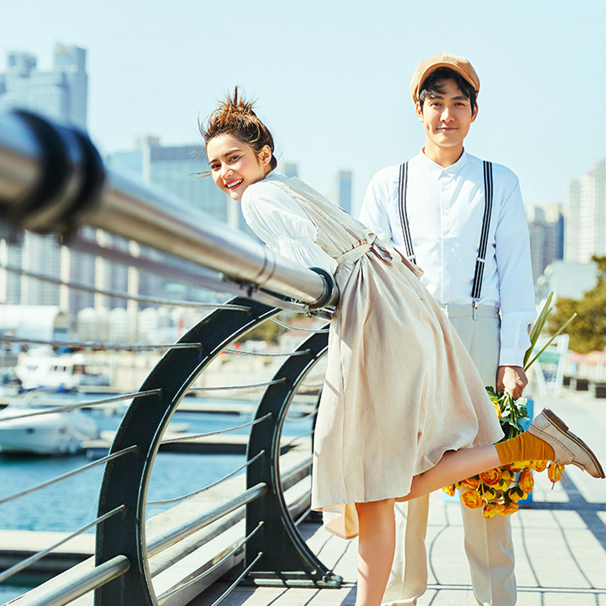 诺妍摄影&游艇海边小清新婚纱