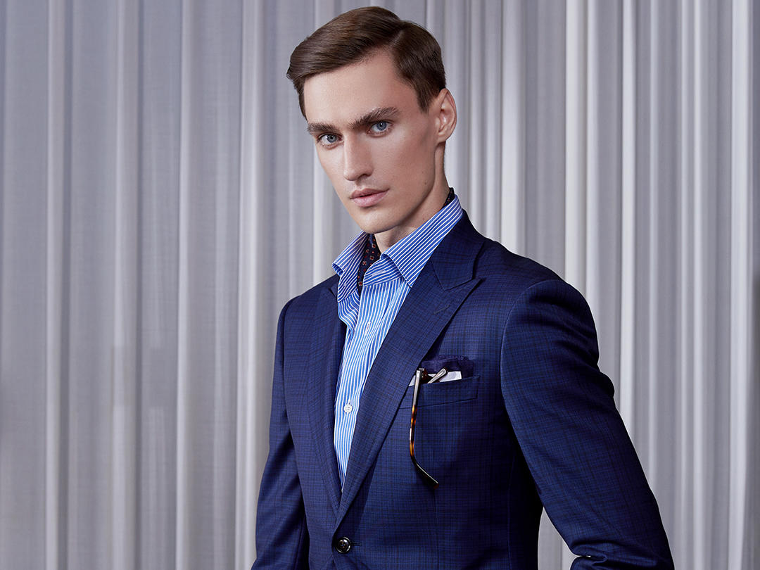 国产羊毛混纺面料轻奢 系列西服六件套