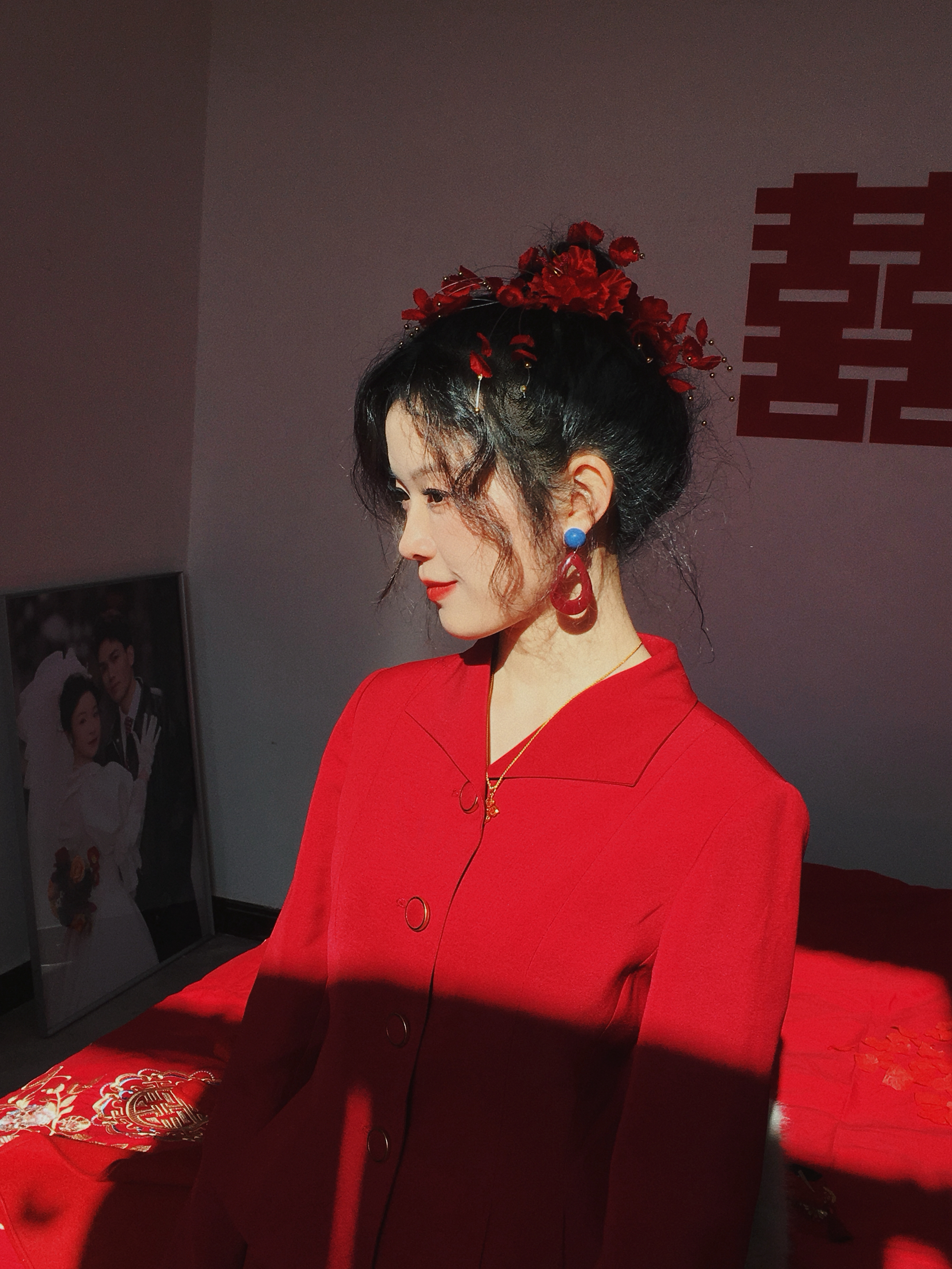 复古怀旧新娘妆