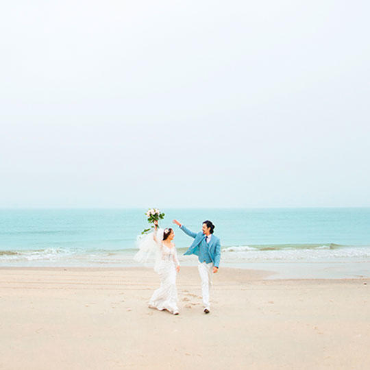 【北海婚紗攝影】海景婚紗拍攝+服裝任選+一價全包