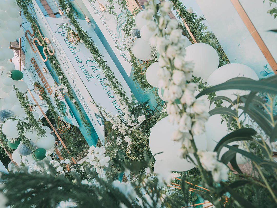 【时光印迹】超流行婚礼/薄荷绿/明星同款