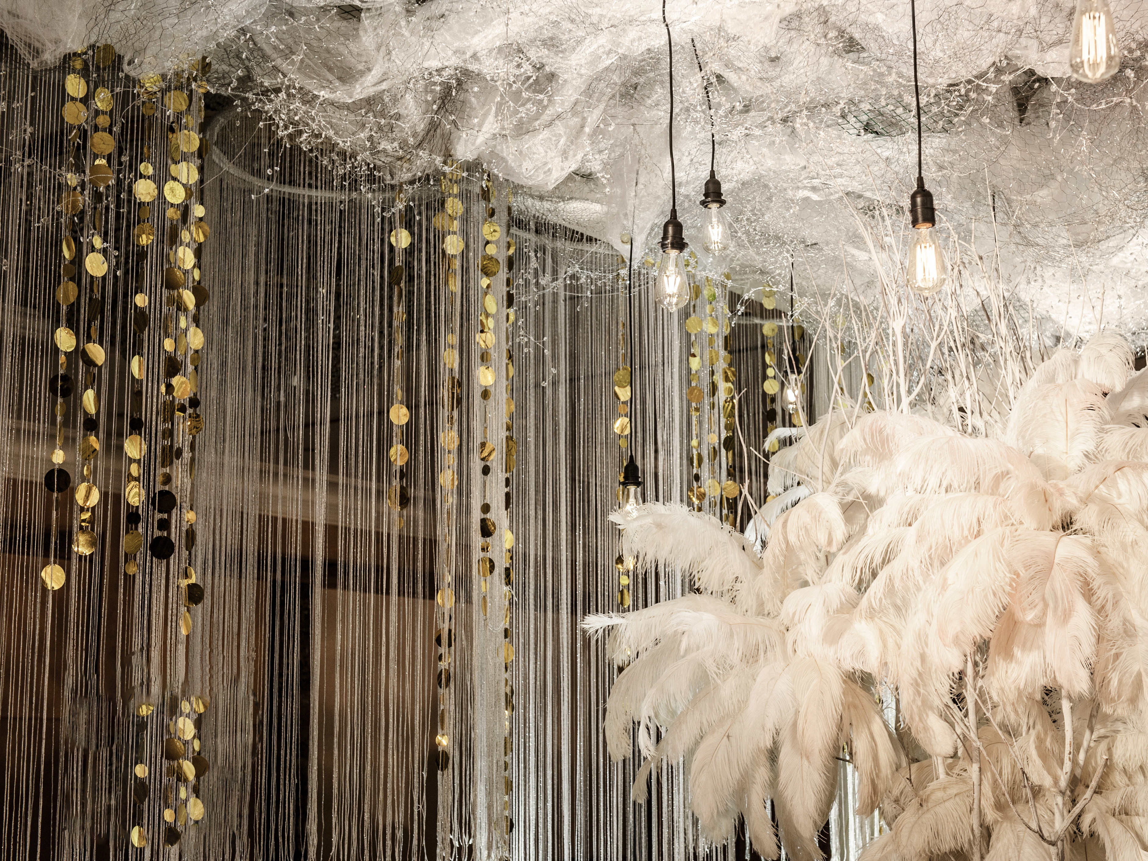 人气香槟色大气婚礼婚庆布置