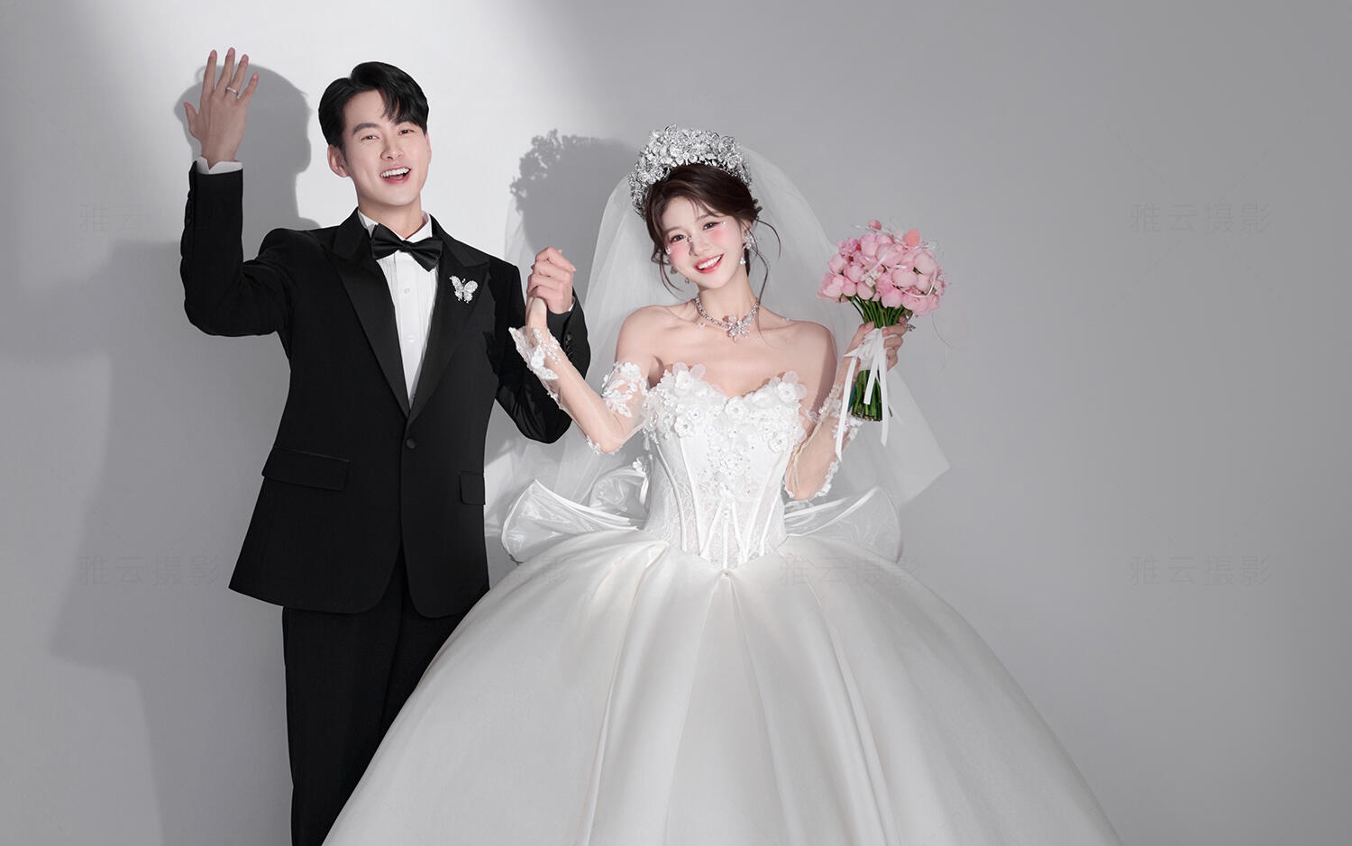 韩式婚纱照这样拍包出片