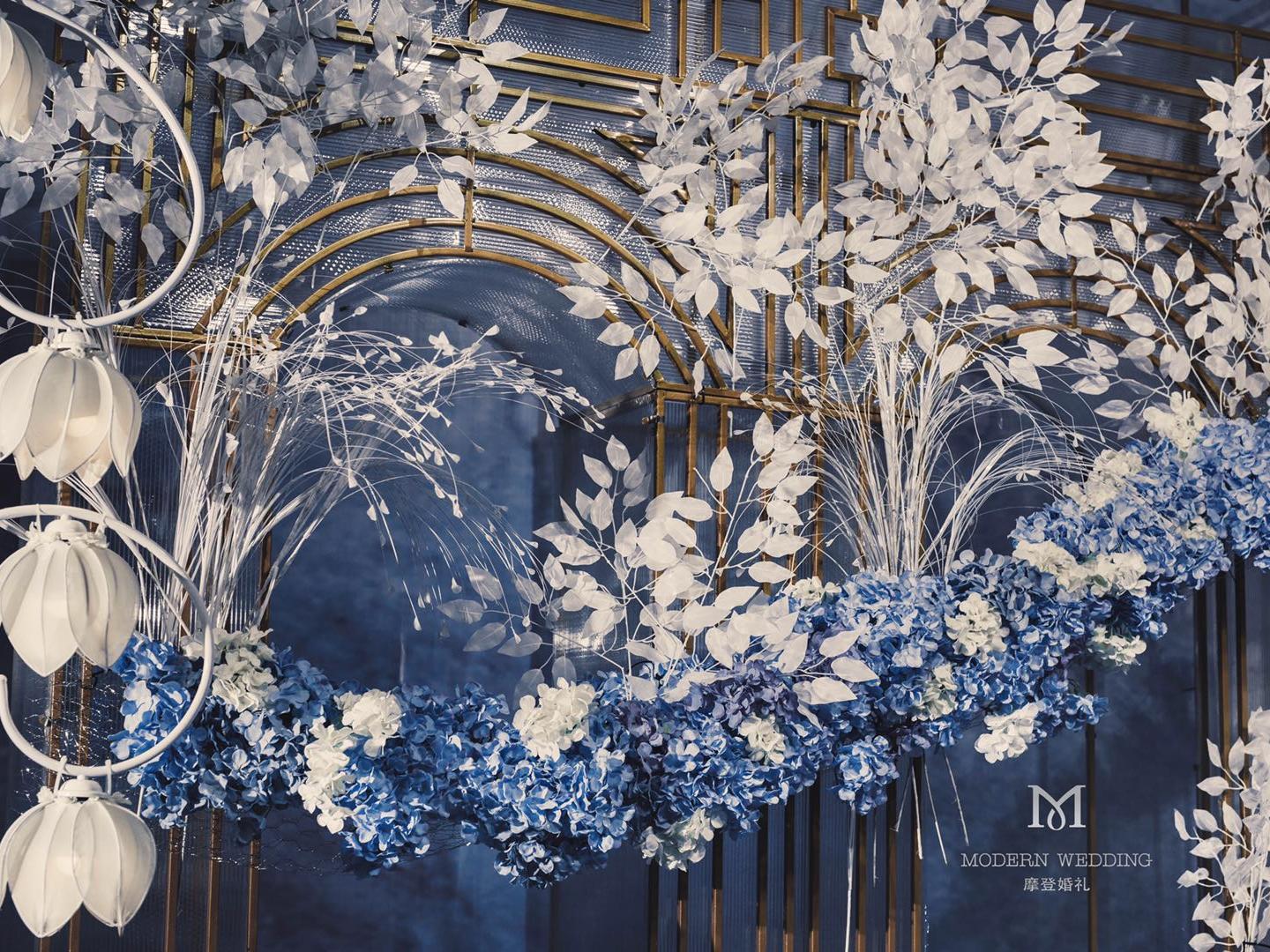 苏州吴江静思园酒店蓝色梦幻婚礼