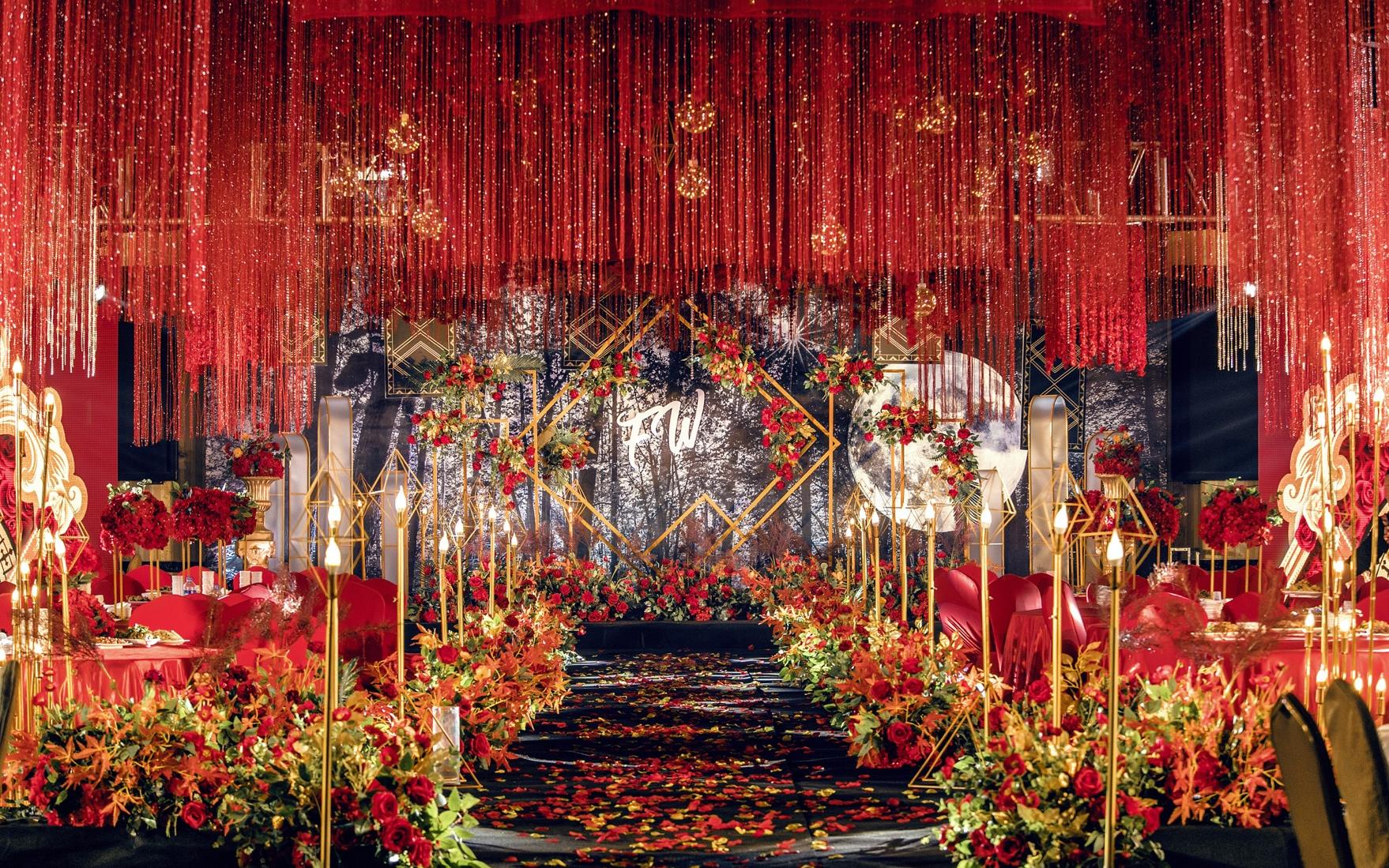 红金复古轻奢大气风格婚礼