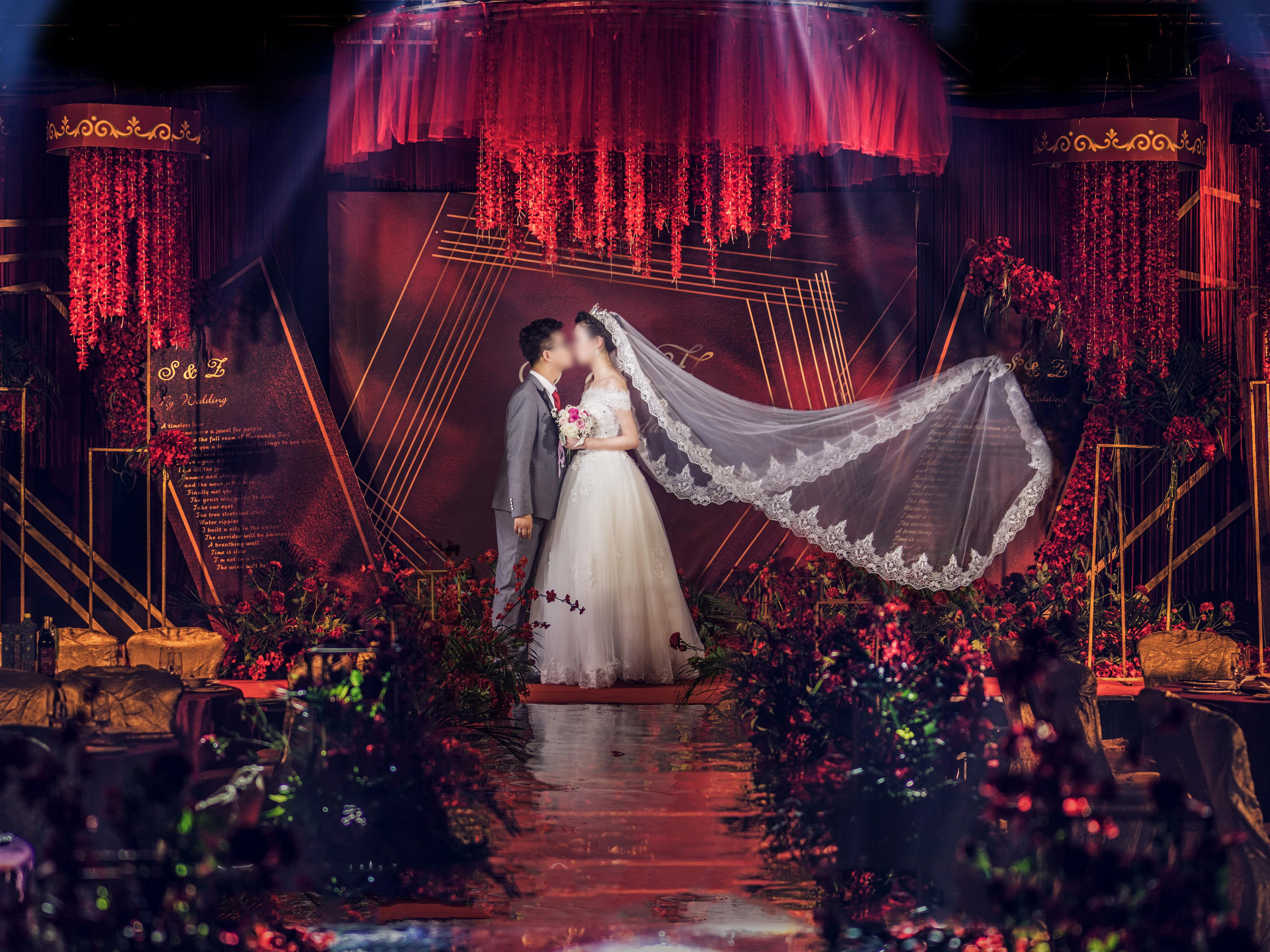 金典幸福丨白金汉爵&金黑主题婚礼