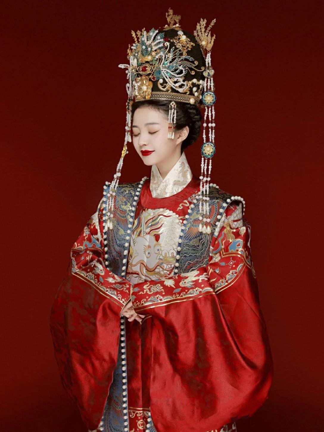 尤美中式国风汉服婚服超值套装