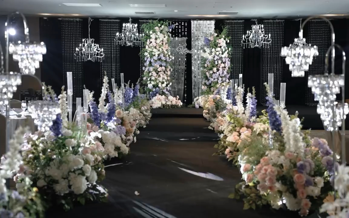 寧遠(yuǎn)蓮花酒店二樓小預(yù)算水晶婚禮