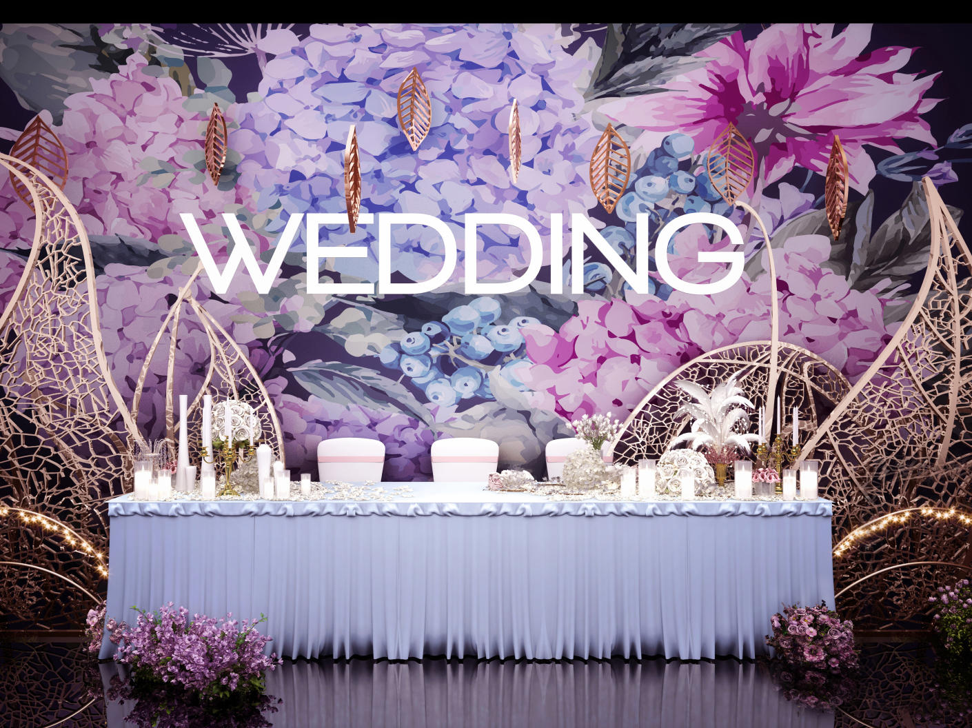 伊甸园高端婚礼策划套系：漫天飞舞