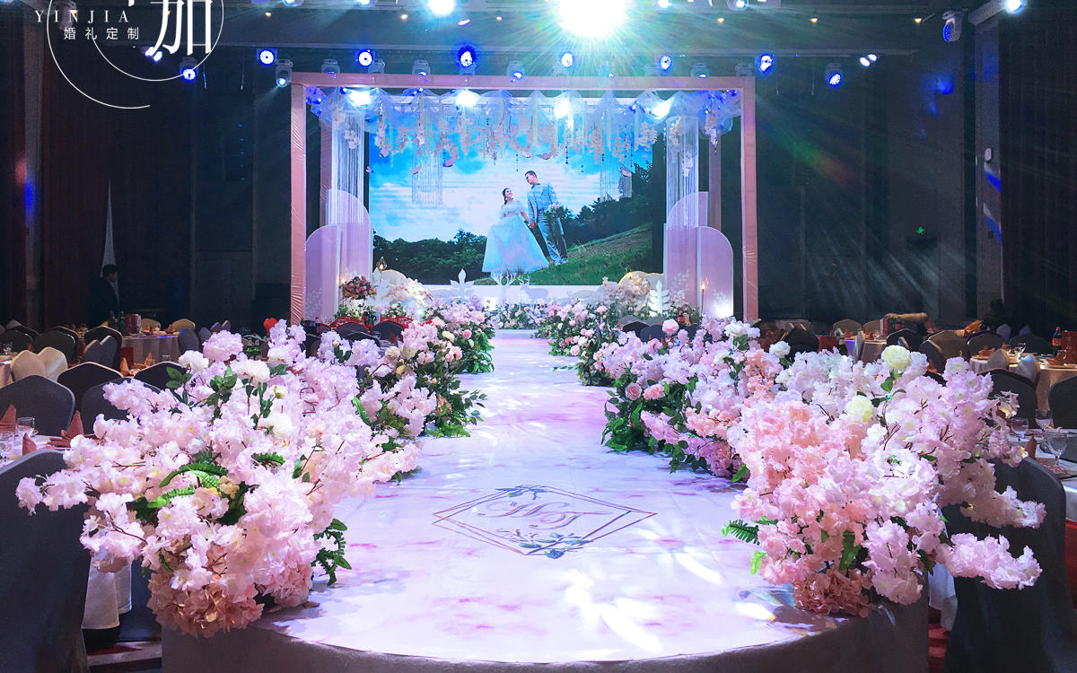 【印加婚礼】清新粉色花间漫步婚礼