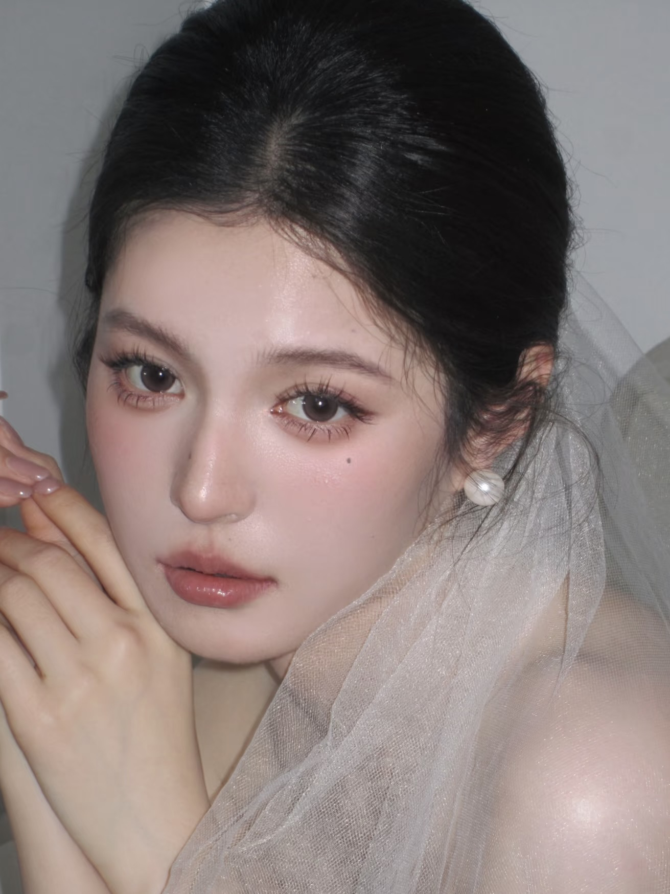 纯欲清透感新娘妆