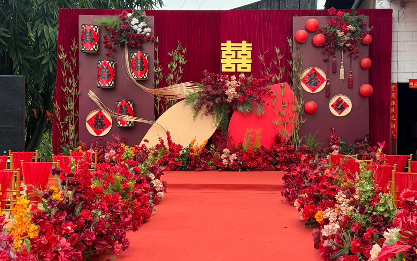 紅色新中式婚禮