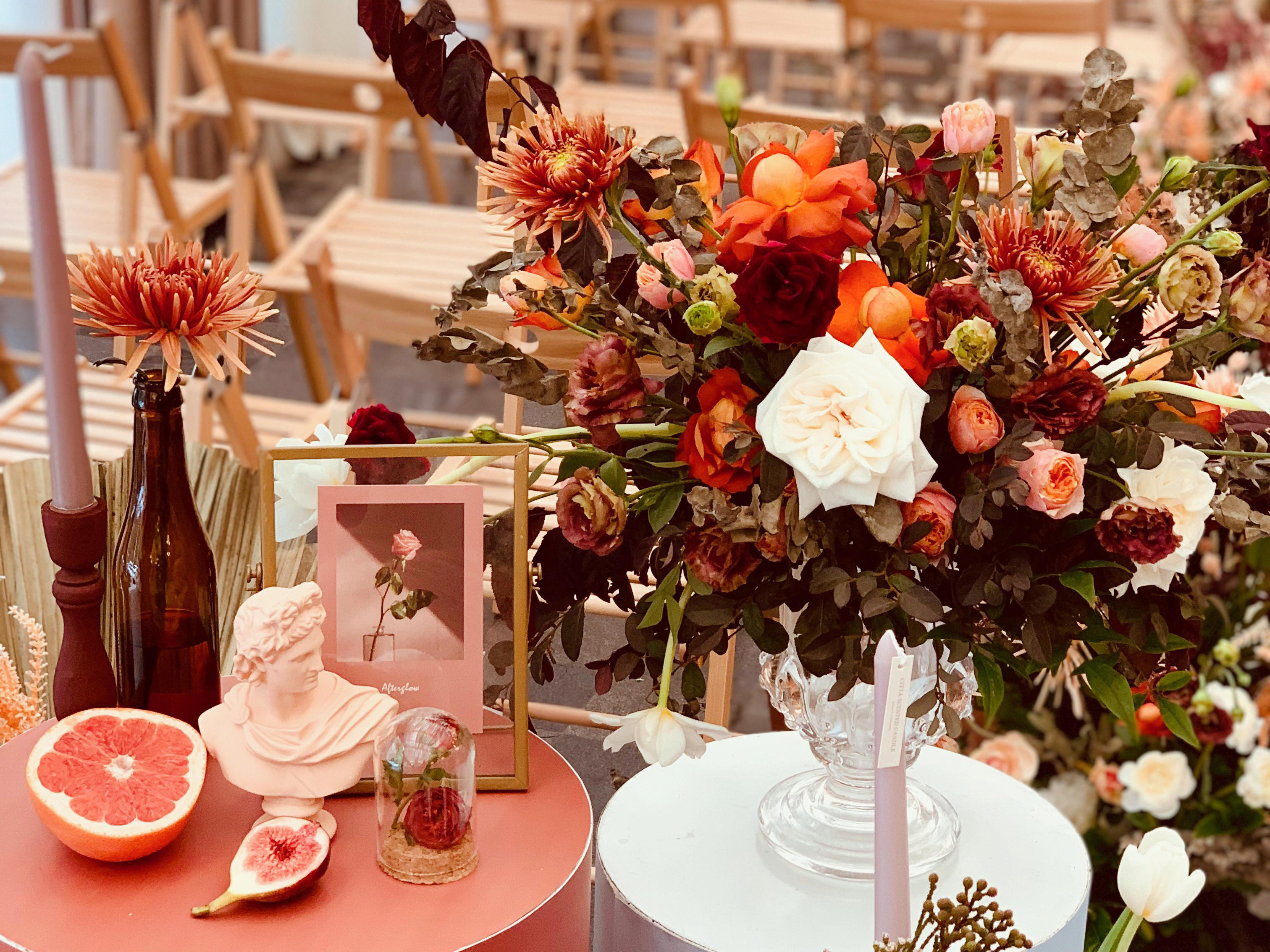 Lover_橙色主题室内小清新婚礼