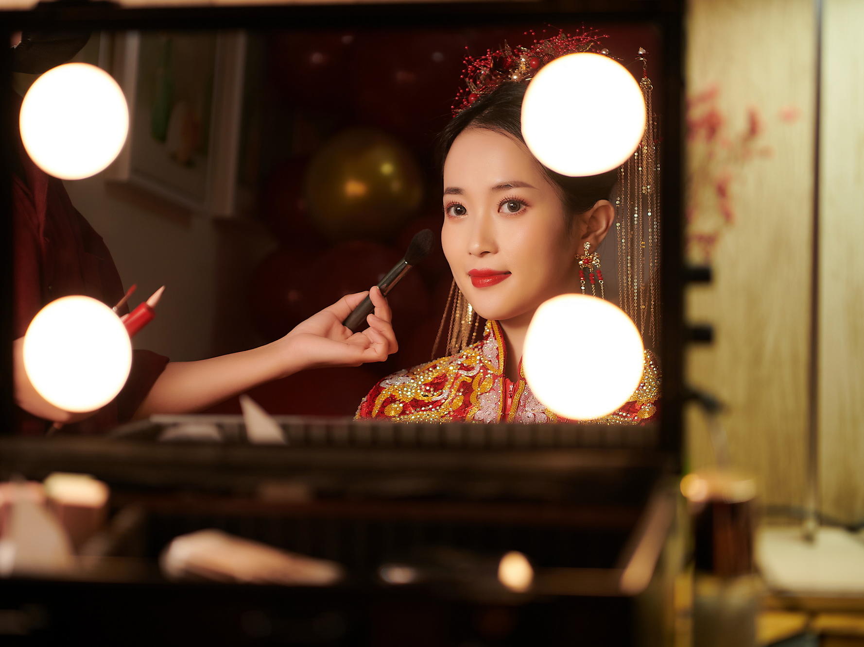 【超高人气值】首席档新娘全程跟妆3妆3造+妈妈妆