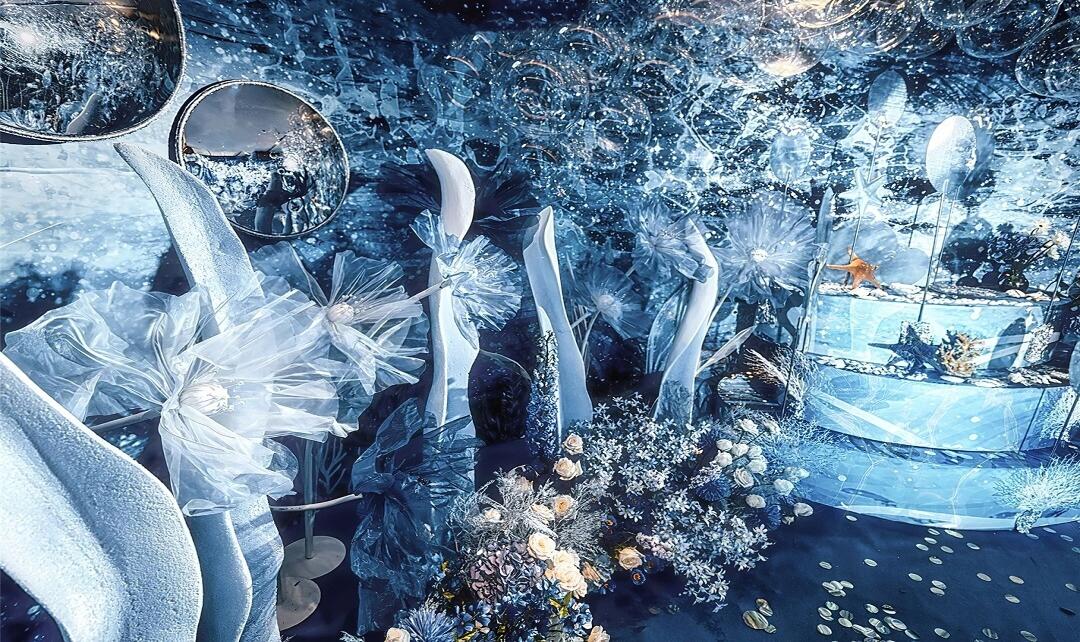 超清新蓝白简约婚礼 大气唯美