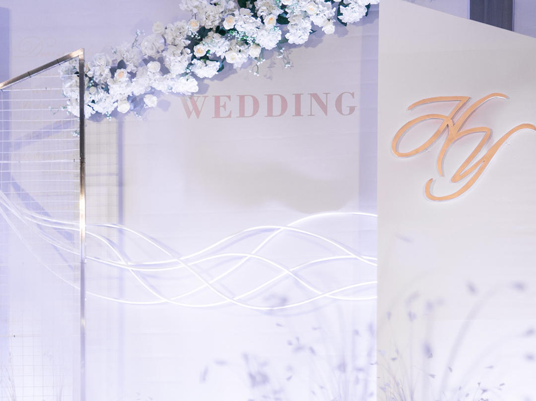 【特惠套餐】 简约大气 白色浅香槟《一生唯你》