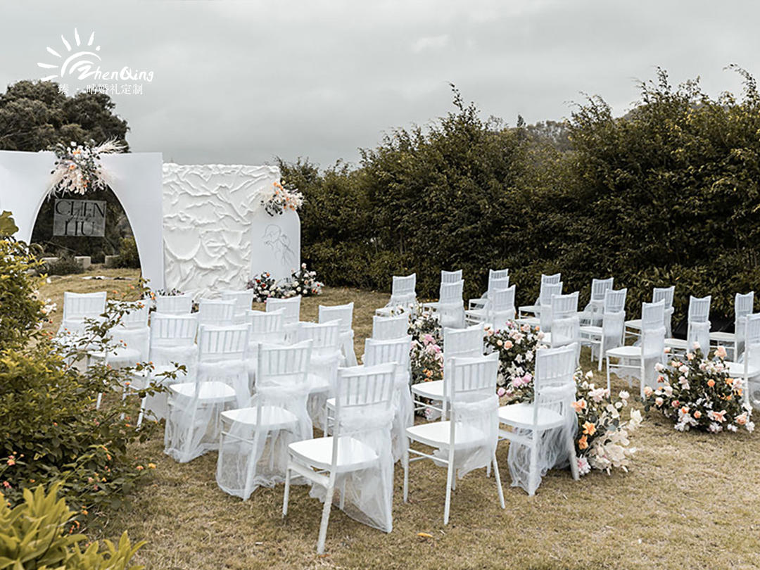 臻晴|户外仪式感白色系婚礼