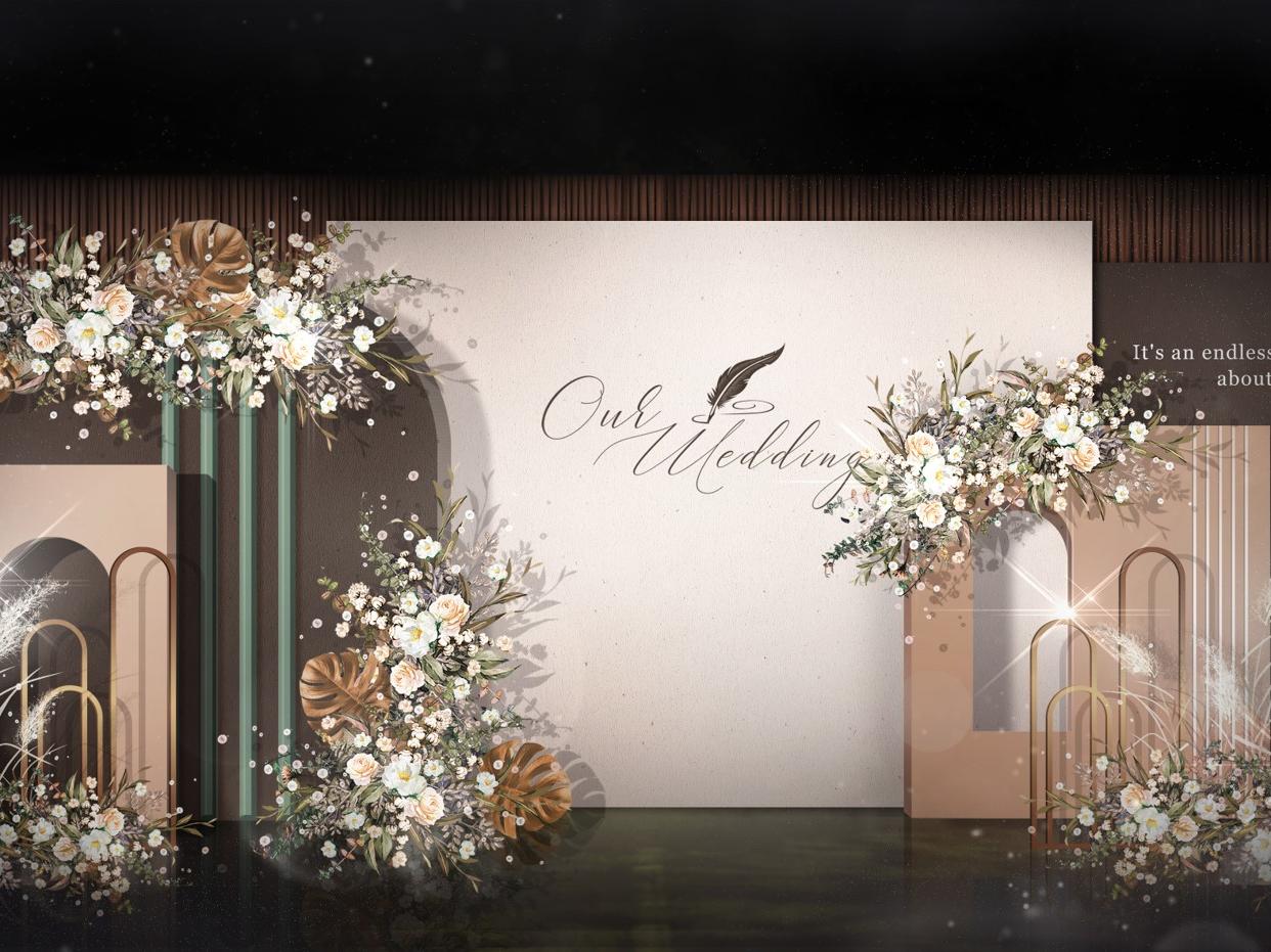 【美慕MEMO婚礼】温暖奶茶色主题婚礼