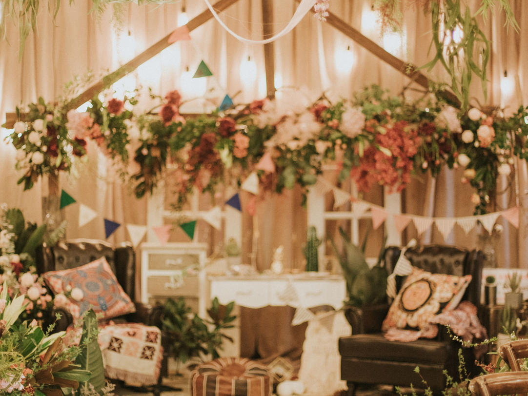 ins 香槟明媚色调 复古创意婚礼【铂悦婚礼】