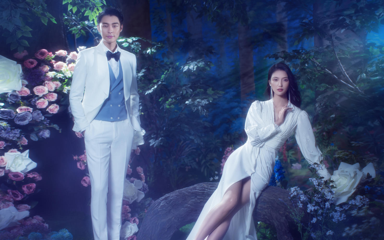 “杨先生&姜女士花仙子客照欣赏”