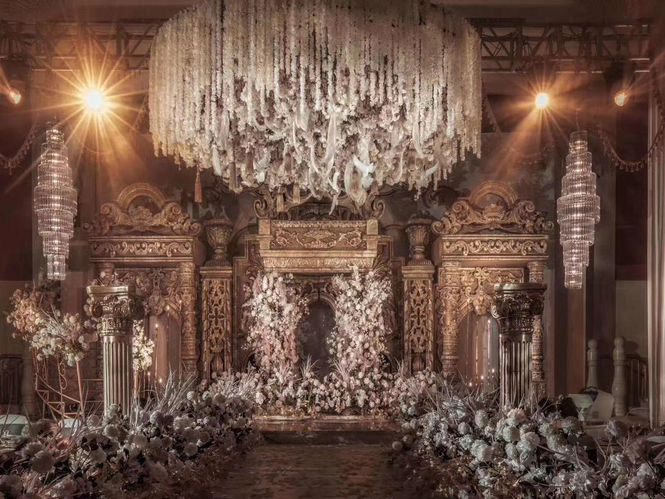 【含四大】欧式奢华宫廷风主题婚礼&含吊顶