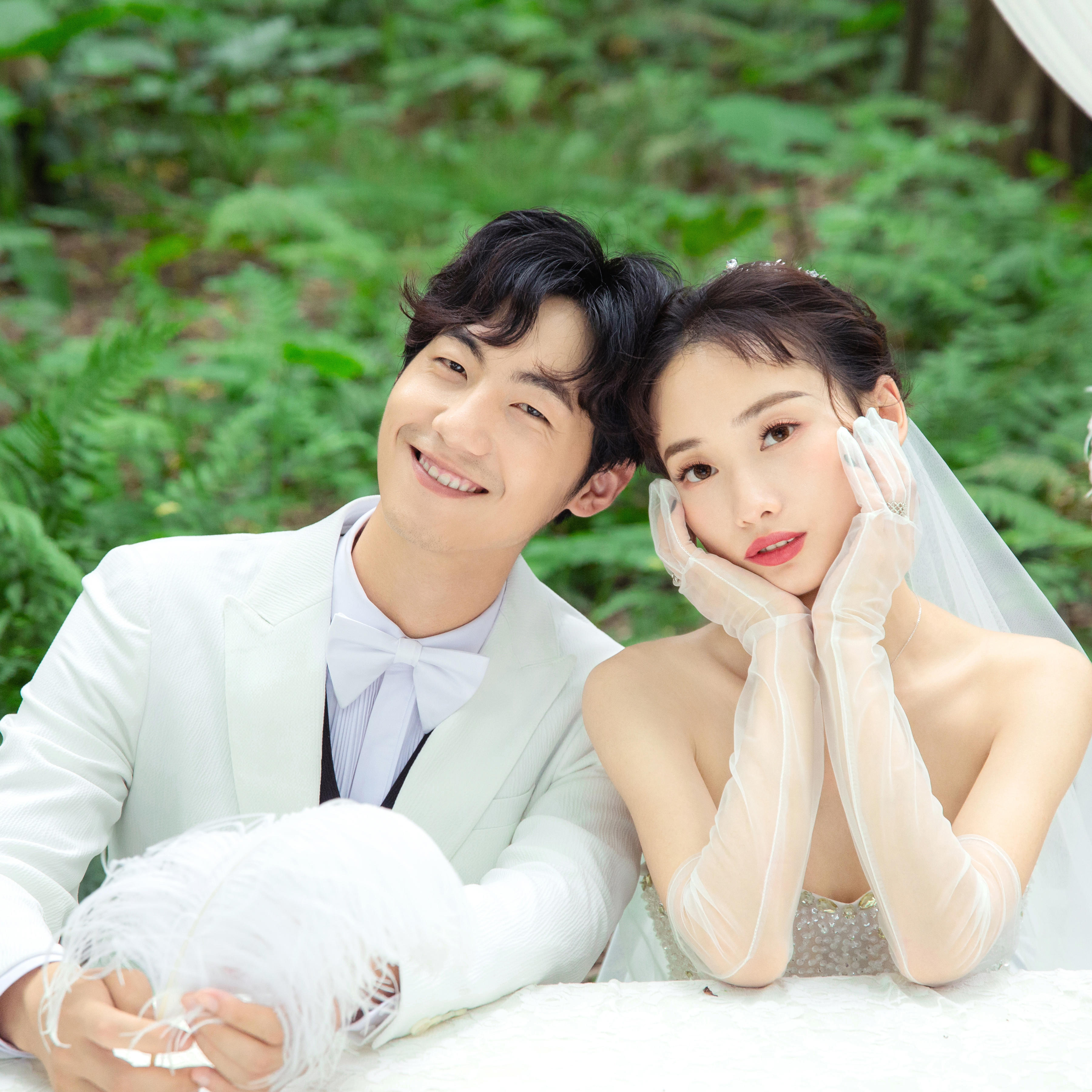 森系婚礼仪式感婚纱照漳州户外婚礼婚纱摄影