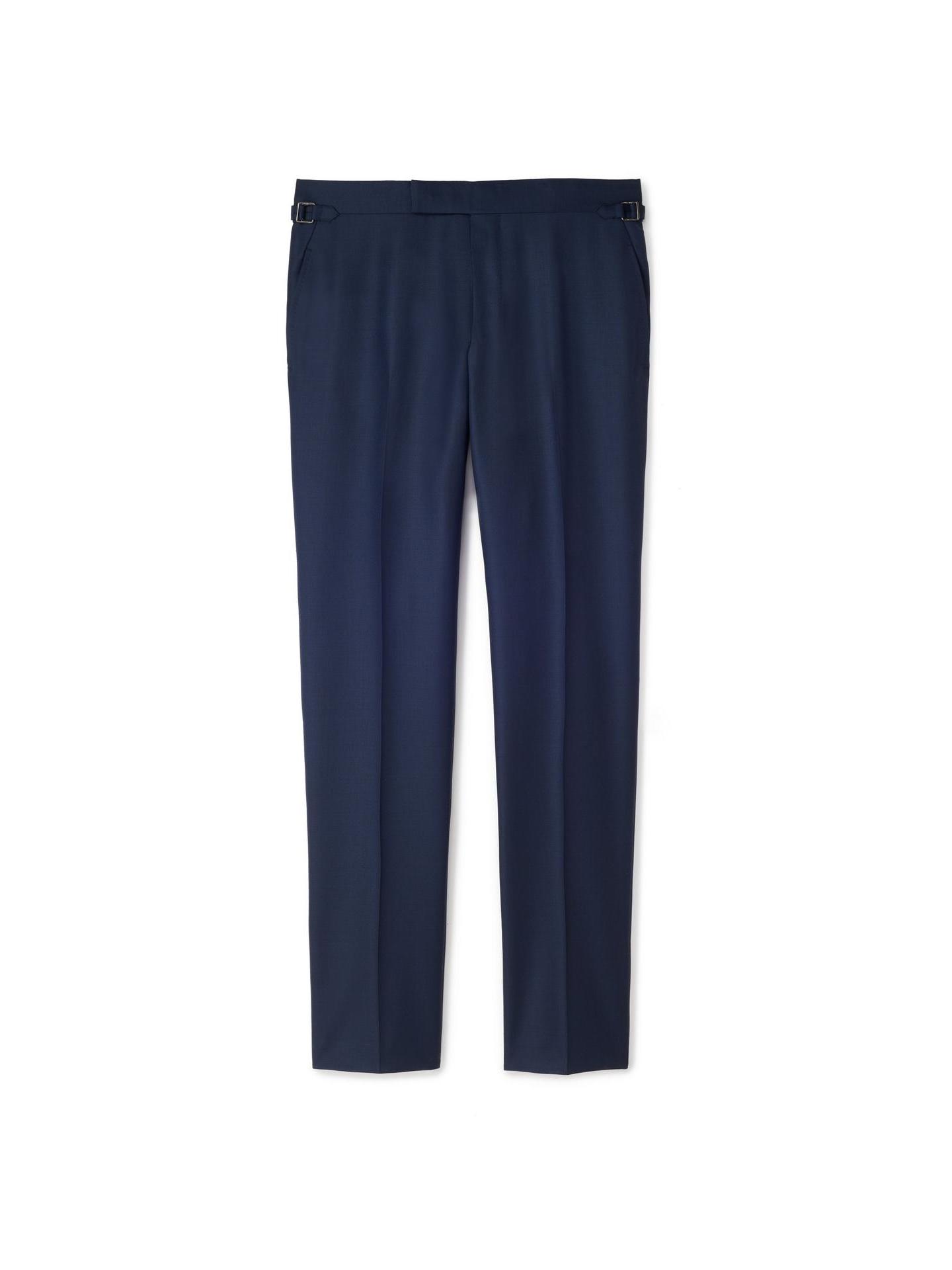 定制TF同款时尚藏蓝色西装套装