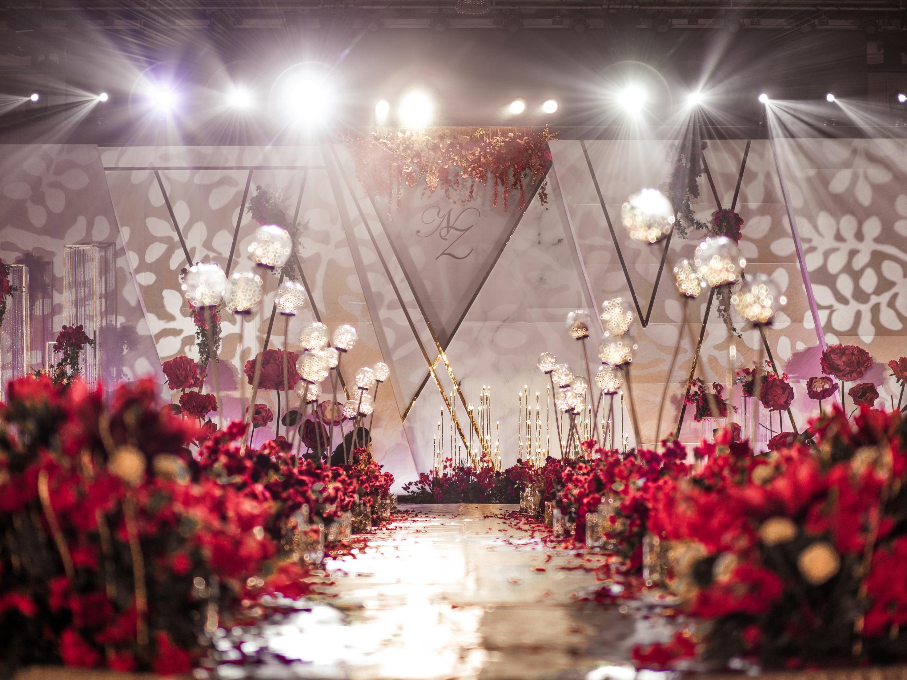 【花好月圆】红白撞色婚礼