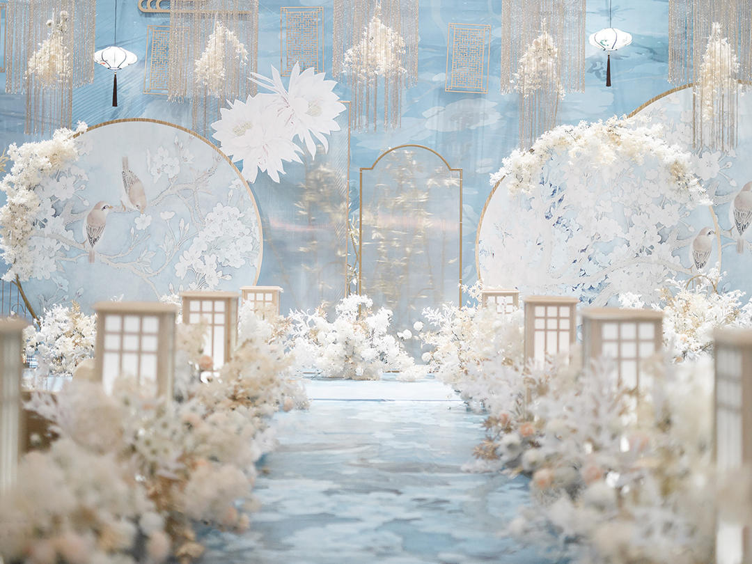 【佳韵一站式婚礼】新中式蓝色系主题婚礼