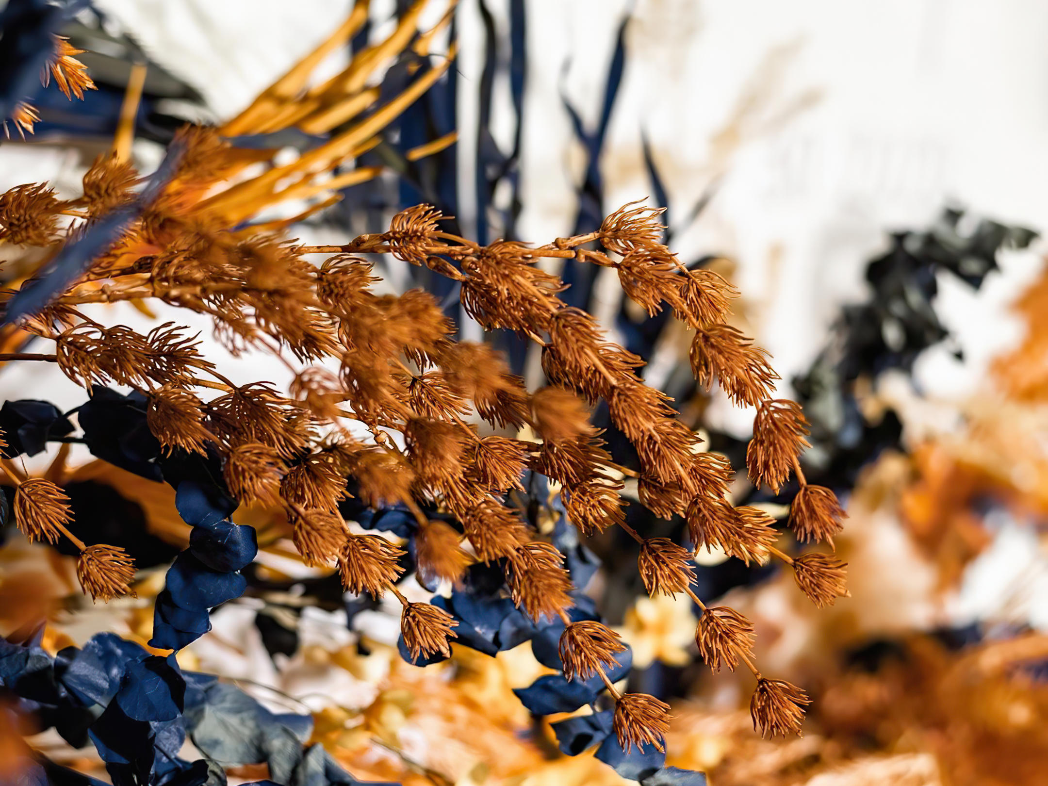 秋色系简洁风小厅低预算婚礼