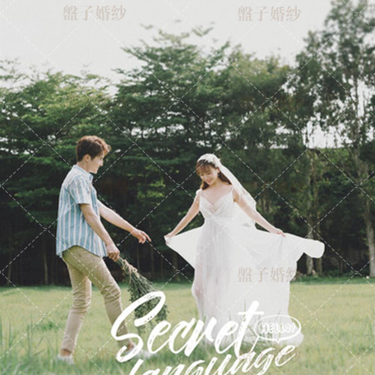 森系浪漫纪实风婚纱照法式婚纱照