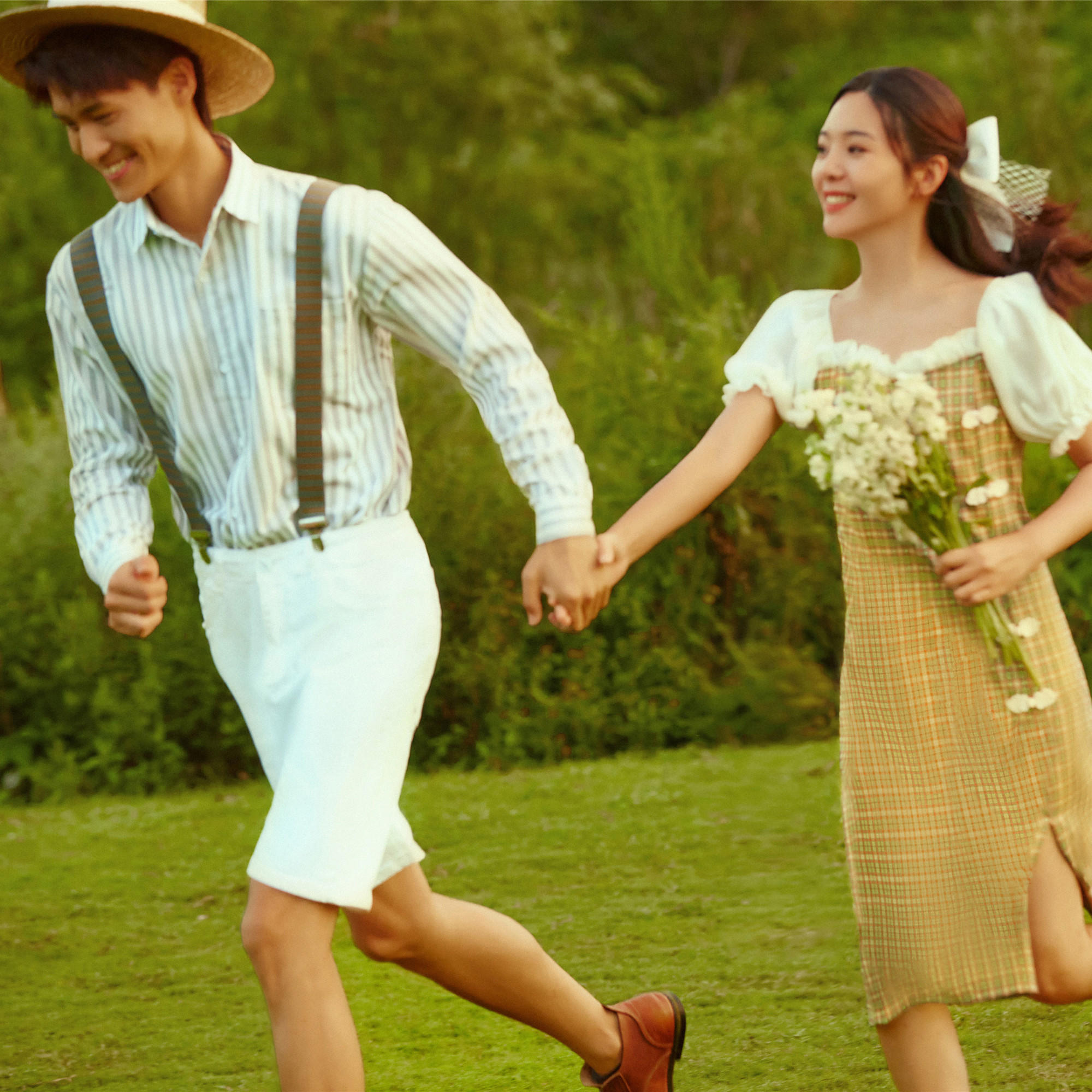  <维蜜>氛围感森系油画风婚纱照