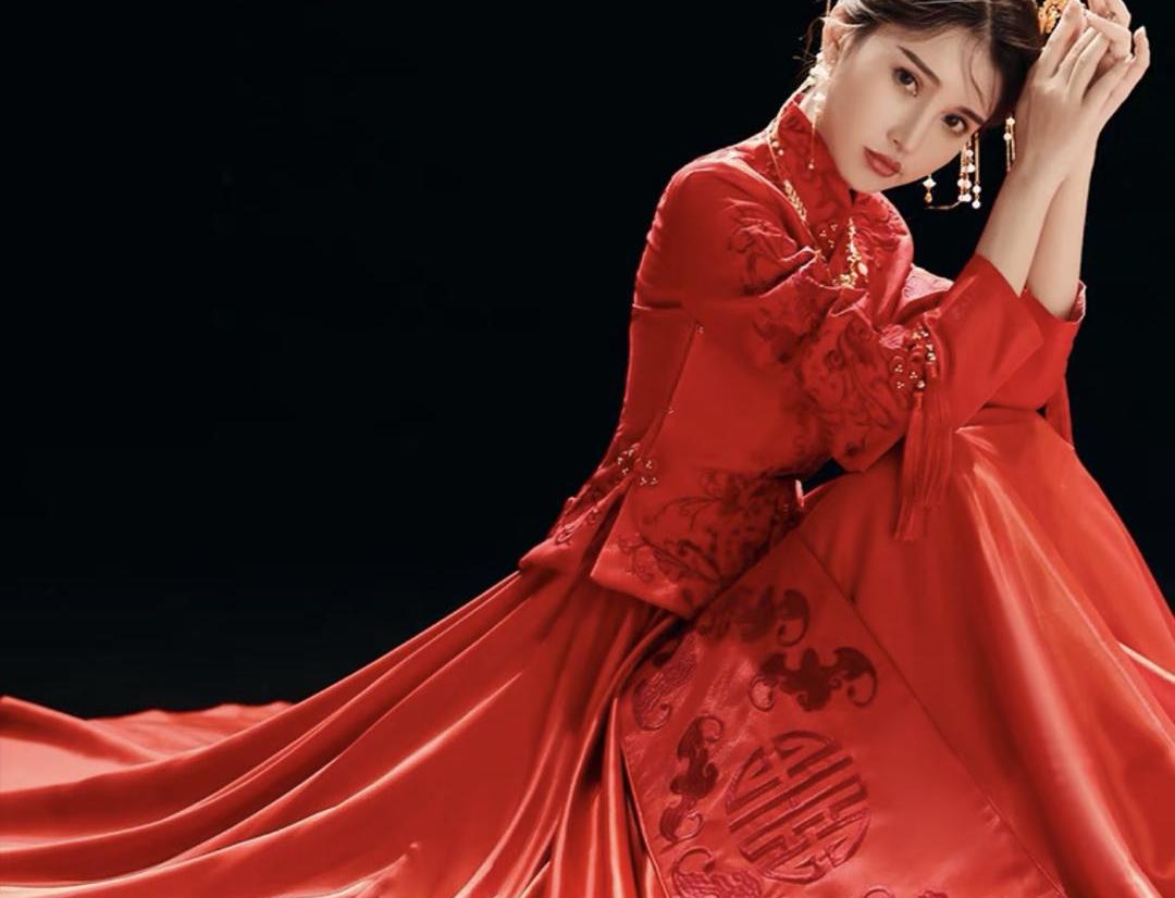 秀禾服女2019新款春夏新娘结婚敬酒服礼服中式嫁