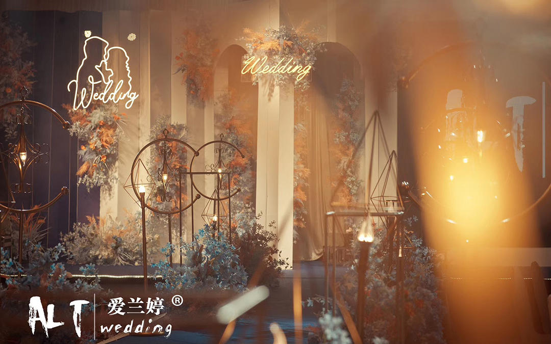 爱兰婷婚礼  中式  绝美中式吊顶 一定要看