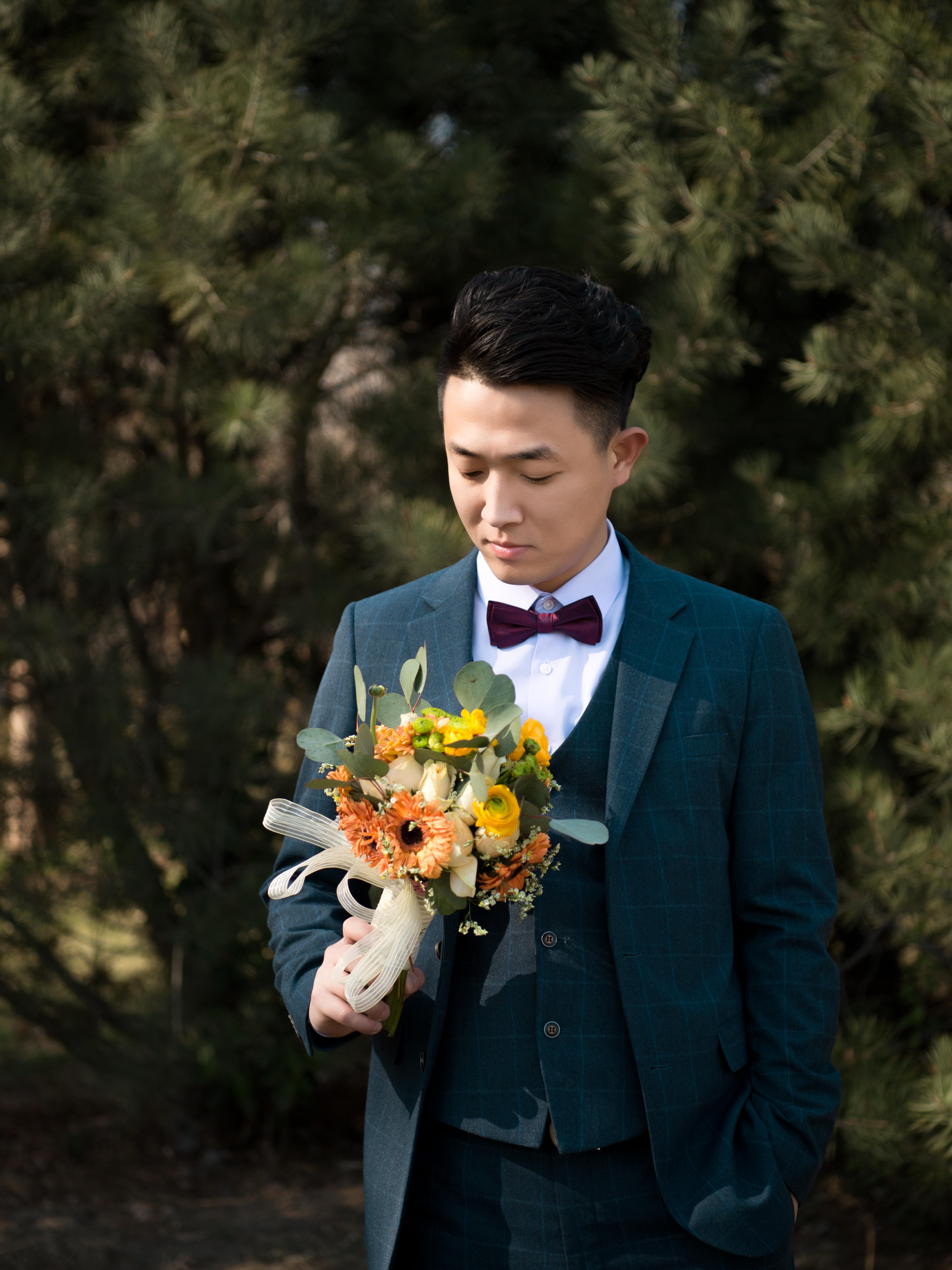 专属新郎男士西装私人订制