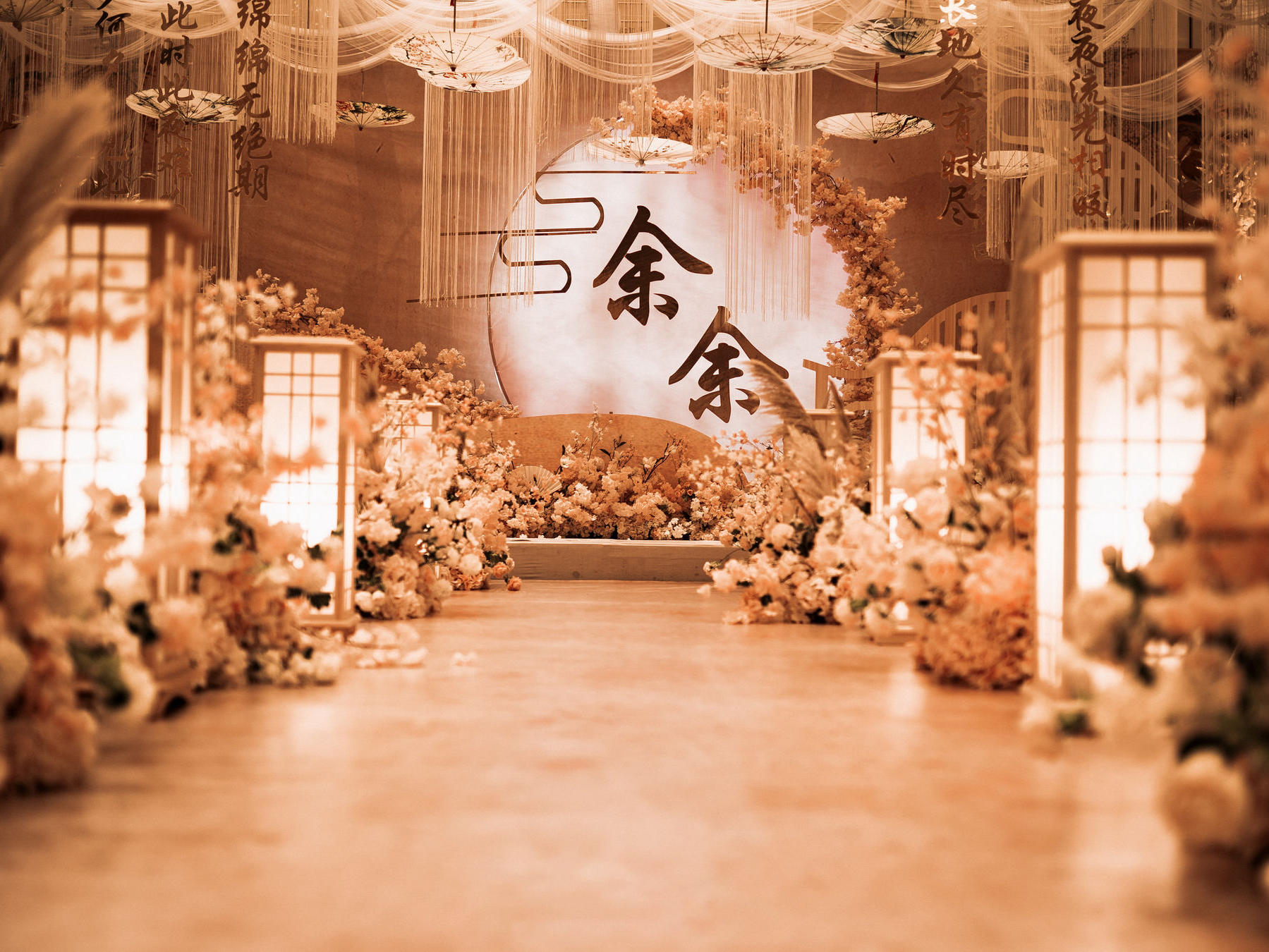 深藏BLUE——香槟色新中式婚礼