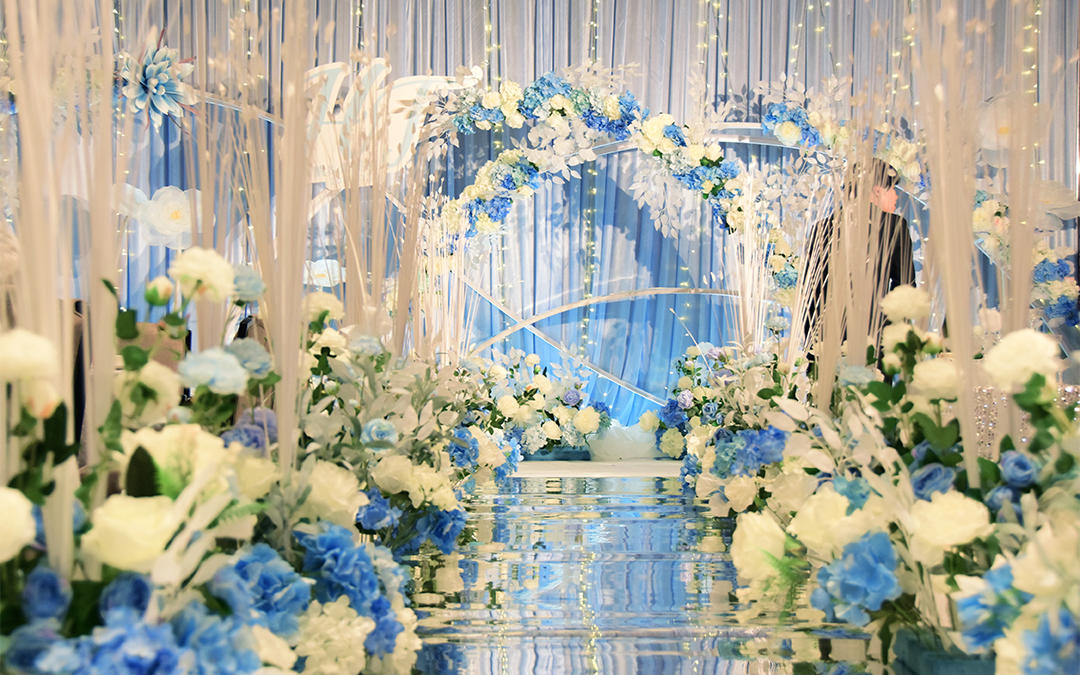 【金叶婚礼策划】蓝白色婚礼