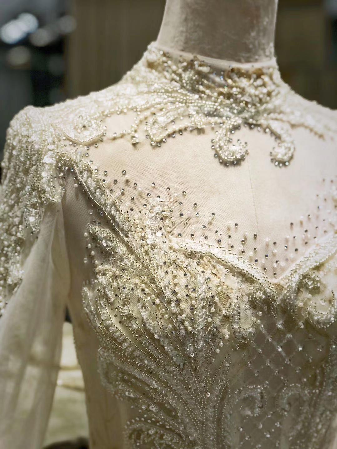 2020 新款轻奢复古宫廷风主纱