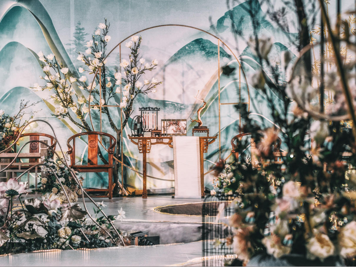 3000中国风婚礼策划婚礼场部设计