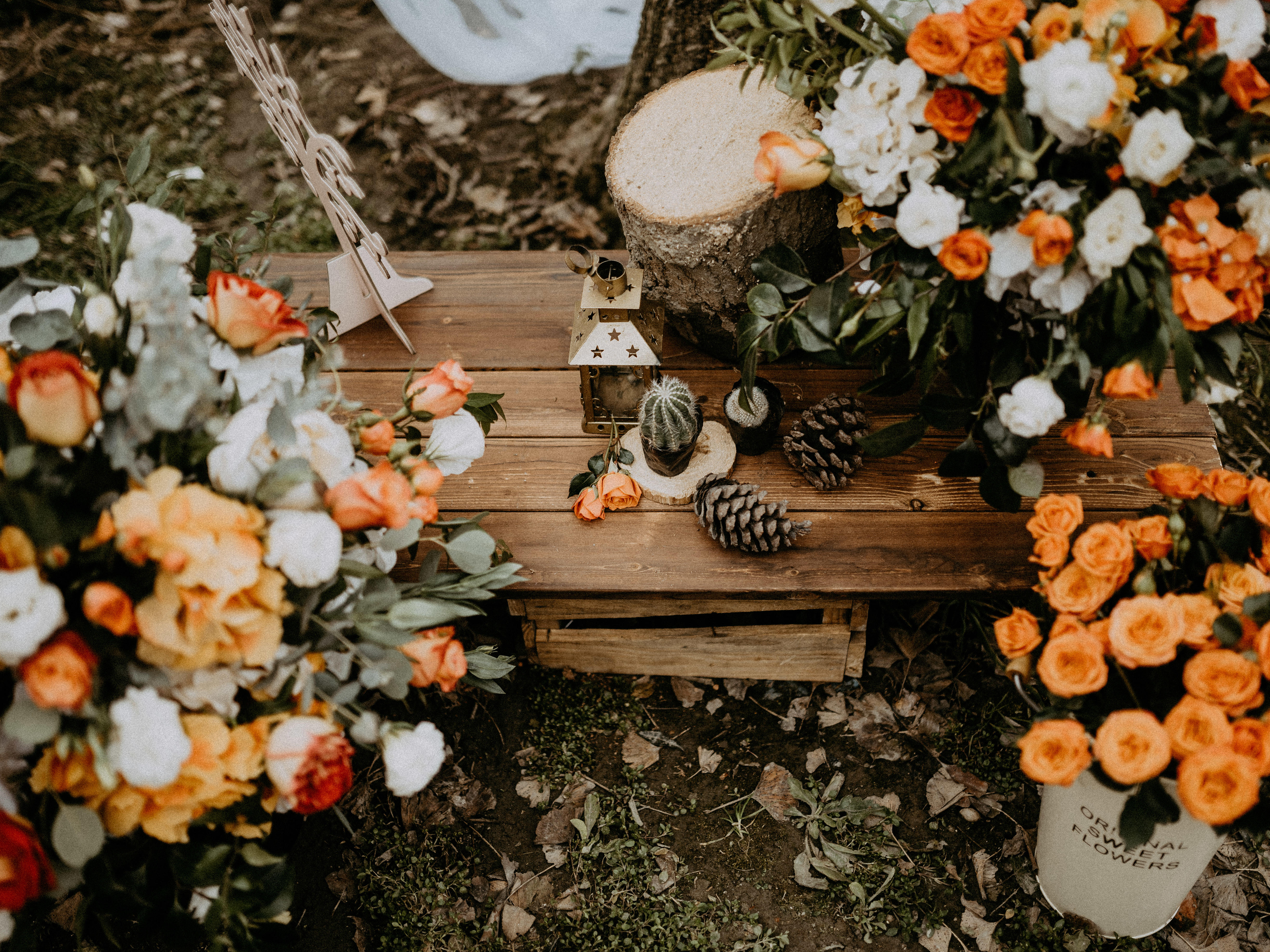 sweet喜铺婚礼-橙色户外婚礼