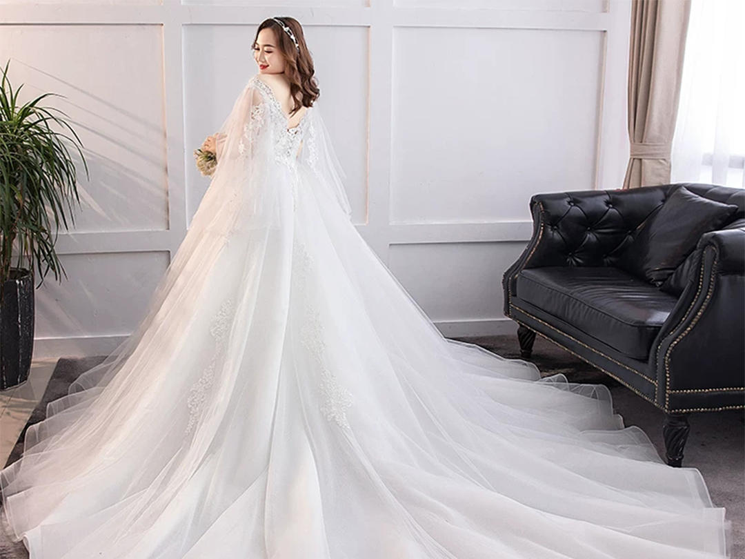 【大码婚纱】新娘胖mm加大显瘦款