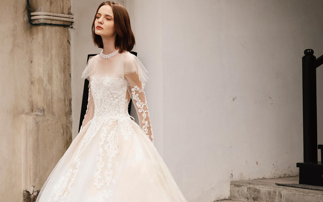 【国际主推】高定婚纱礼服进店+送电烤箱+韩国头纱