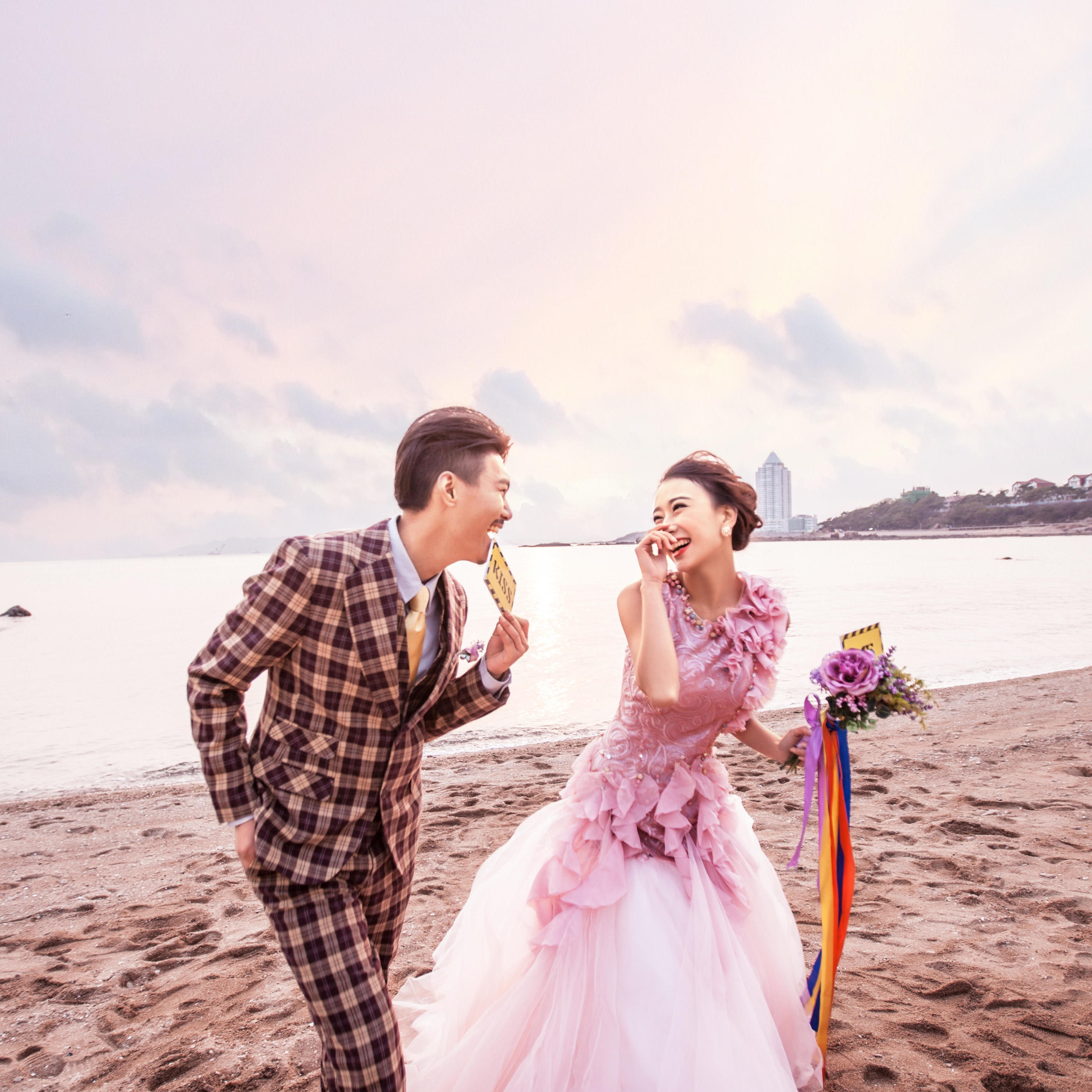 钟爱依生婚纱摄影——海景