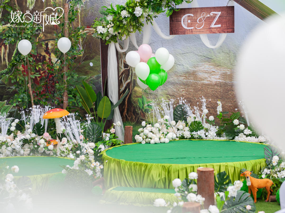 【嫁日新娘婚礼】户外草坪婚礼