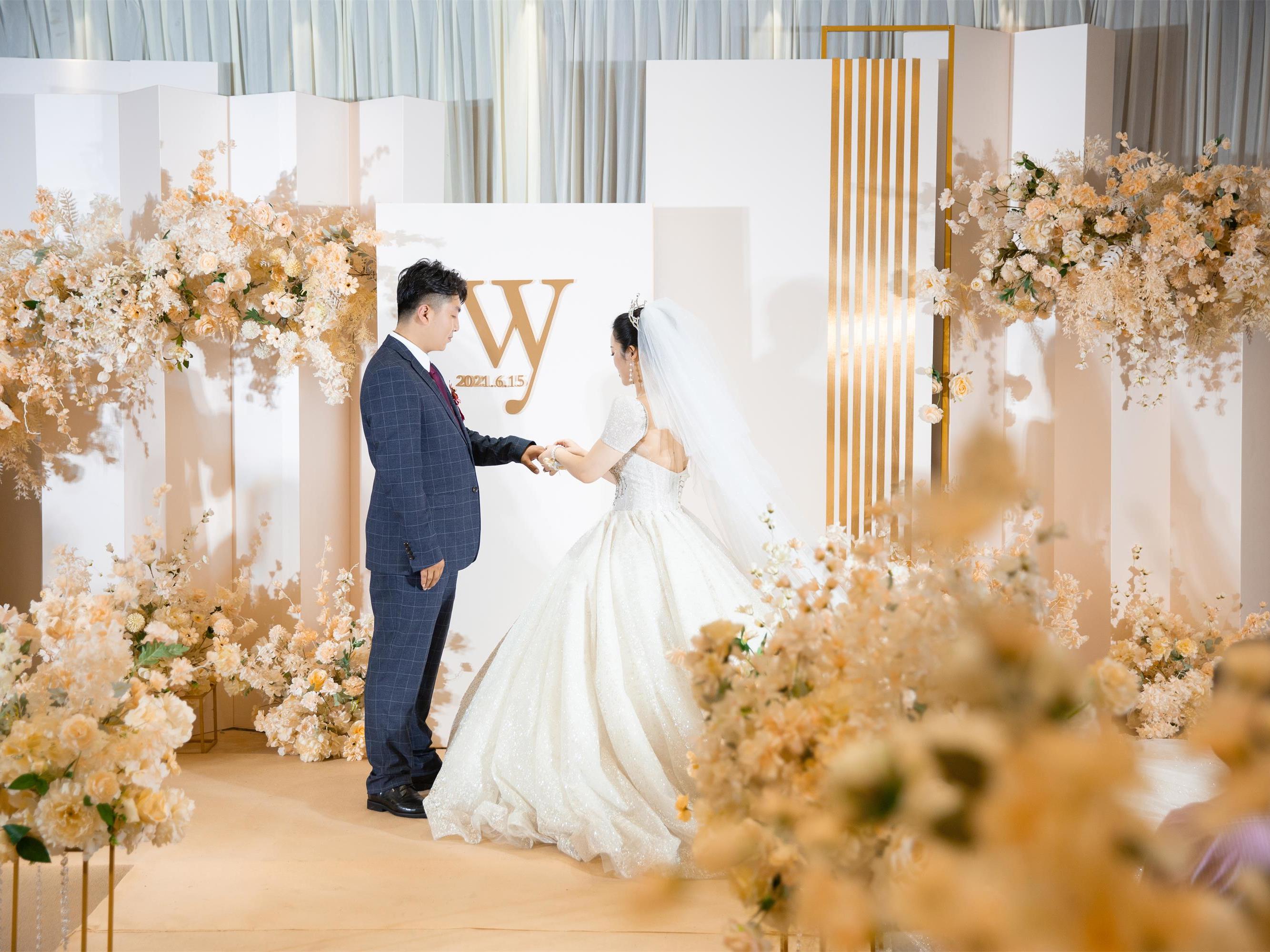 【良辰婚礼】温柔浪漫风格婚礼 香槟色  微醺