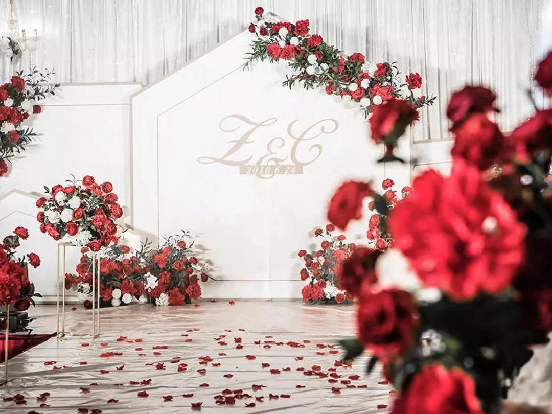 【桃夭】红白小清新简洁大方婚礼--赤霞