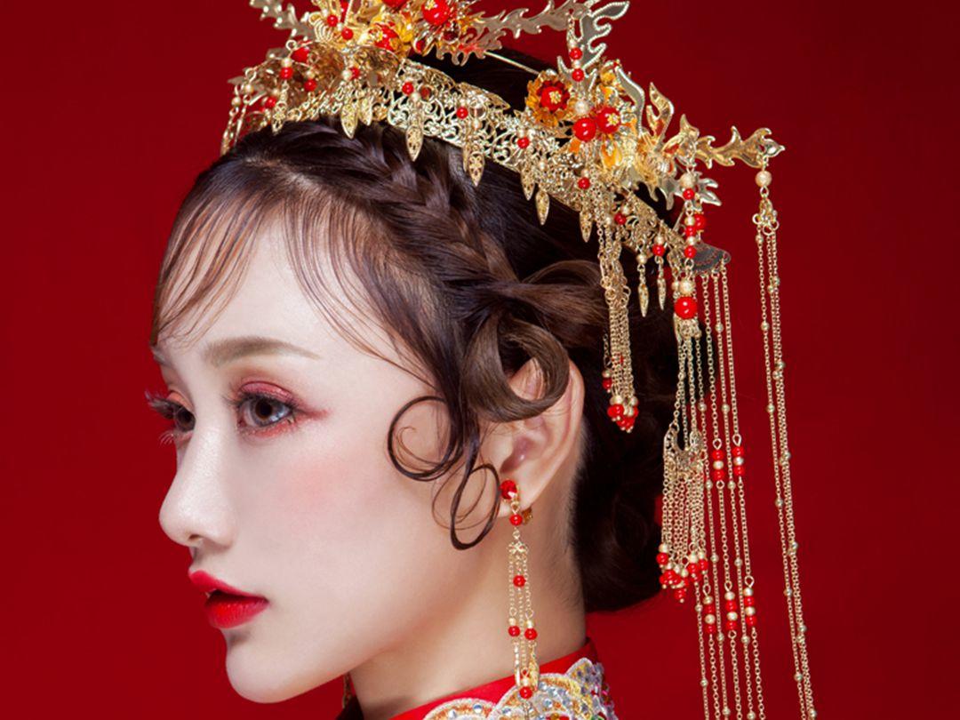 女神必选[首席档]全日跟妆4套造型韩式风尚新娘妆